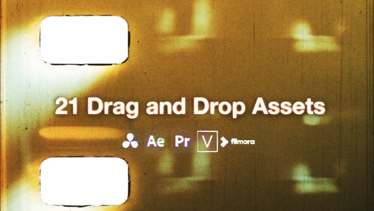 1970s Super 8mm Light Leaks + Film Burns