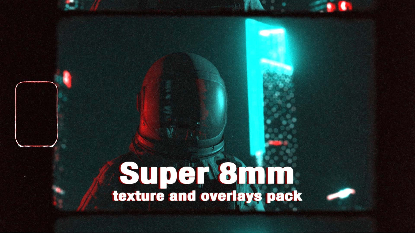 Super 8mm Film Grains + Textures