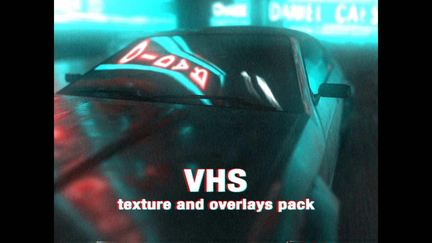 VHS Textures + Overlays