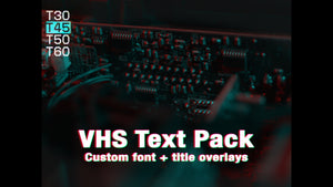 VHS Text Pack
